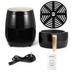 Friteuza fara Ulei cu aer cald, Functie de Coacere, 6L, LCD + CADOU 100 Buc. hartii de copt