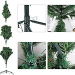 Pachet Brad De Craciun 180 Cm + Set Complet Accesorii Pentru Impodobit + Instalatie solara 100 LED CADOU