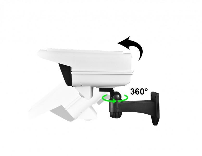 Set 2 x Lampa solara cu LED in forma de camera video