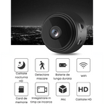 Set 2 x Camera video Wi-Fi 1080p HD, NightVision, Senzor de miscare + 2 x Card 32GB CADOU