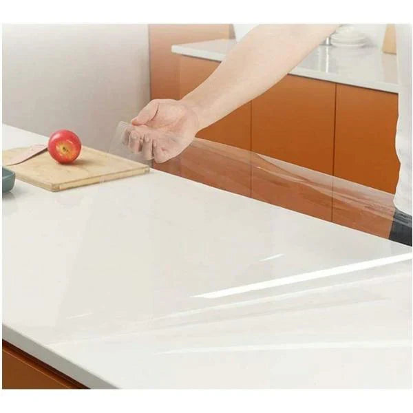 Set 2 x Folie transparenta de protectie bucatarie, 60x200 cm
