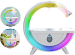 Umidificator Aromaterapie Anti-Gravitație Alb, Lumina RGB