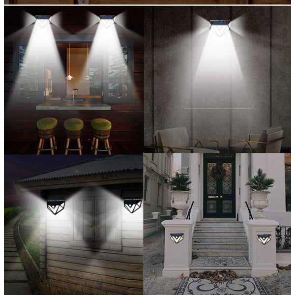 Set 3 Lămpi Solare PREMIUM 166 LED