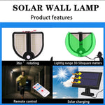 1+1 CADOU Lampa solara 90 LED, senzor de miscare, telecomanda