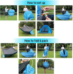 Cort camping , impermeabil, protectie UV, 2 usi