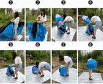 Cort camping , impermeabil, protectie UV, 2 usi