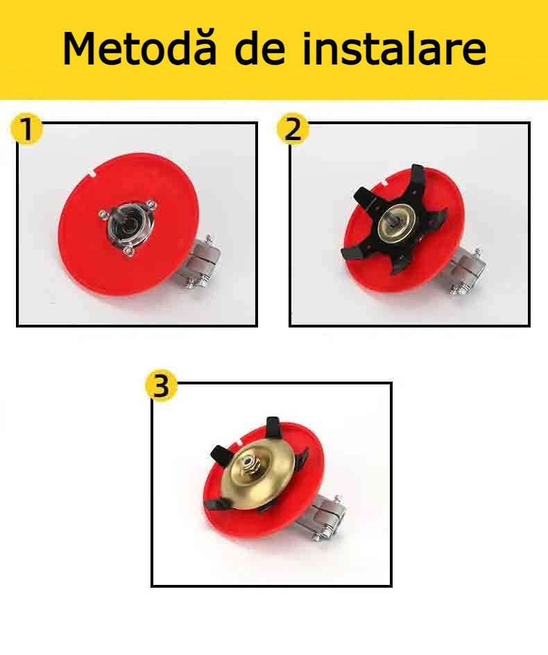 Disc 2in1 motocoasa, pentru plivit, indepartare buruieni