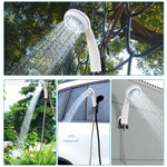 Pachet promotional pentru camping - Dus portabil de camping, Lanterna tip felinar solar, Aragaz portabil camping