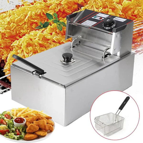 Friteuza 2500 W, 6 Litri, Inox