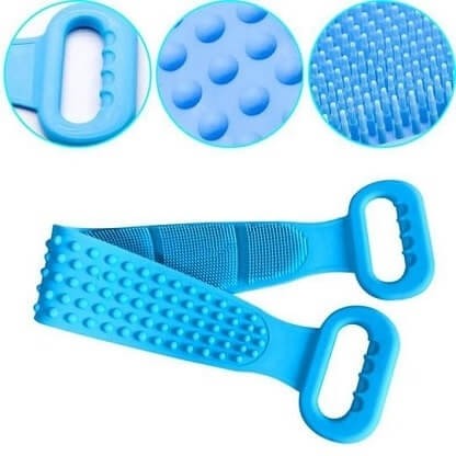1+1 Gratis. Perie corp baie, silicon, exfoliere si masaj corporal