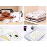 Organizator 10 tricouri / camasi EZTAX Slim din plastic Transparent