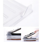 Organizator 10 tricouri / camasi EZTAX Slim din plastic Transparent
