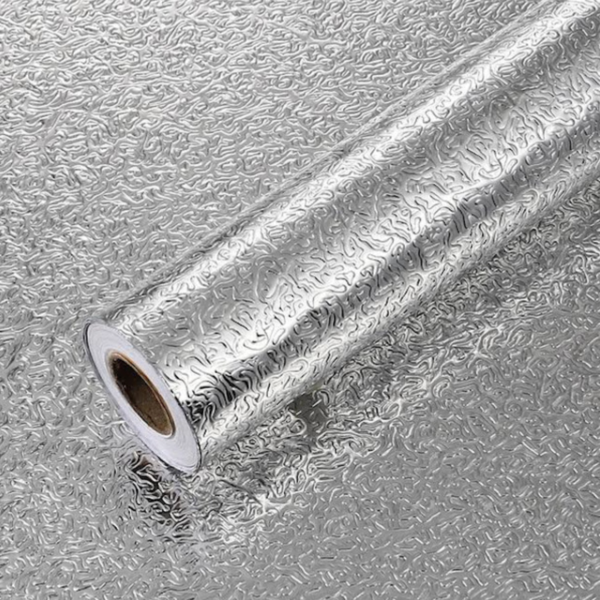 Set 2 x Folie de aluminiu autoadeziva 60 x 200 cm
