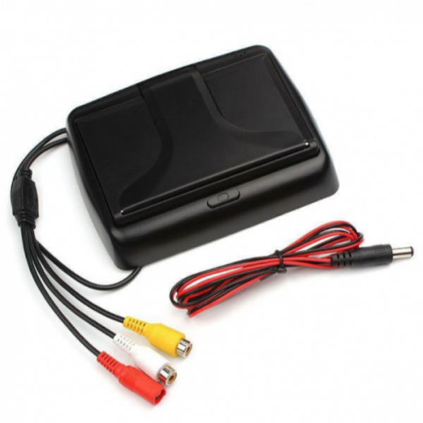 Camera auto video marsarier cu 4 LED si Monitor LCD pliabil de 4.3 inch