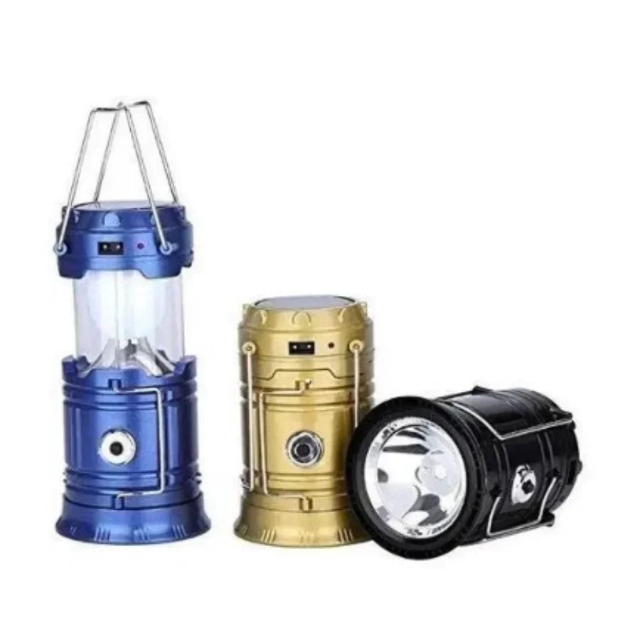 Pachet promotional pentru camping - Dus portabil de camping, Lanterna tip felinar solar, Aragaz portabil camping