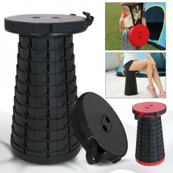 Scaun extensibil cu pliere telescopica, pentru camping