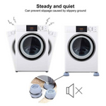 Picioruse antivibratie cu ventuze pentru masina de spalat, 4 bucati