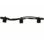 Ghirlanda Luminoasa 5M cu 10 Becuri LED, E27, 1W, Interconectabile,Cablu cu Pendul Negru, Lumina Calda,de Exterior