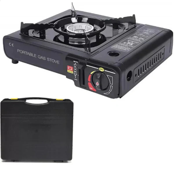 Pachet promotional pentru camping - Dus portabil de camping, Lanterna tip felinar solar, Aragaz portabil camping