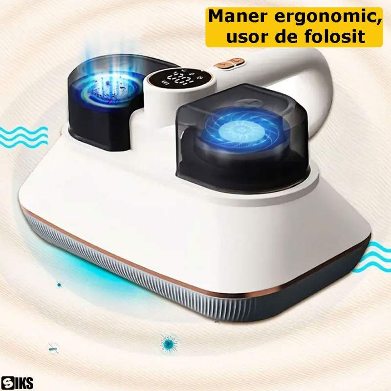 Aspirator Anti-Acarieni UV-C SIKS Cu Tehnologie Avansata, Filtrare HEPA
