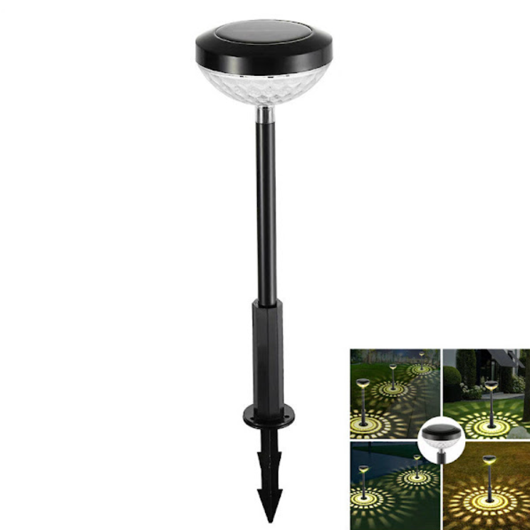 Set 2 lampi solare LED RGB, 2 moduri de lumina