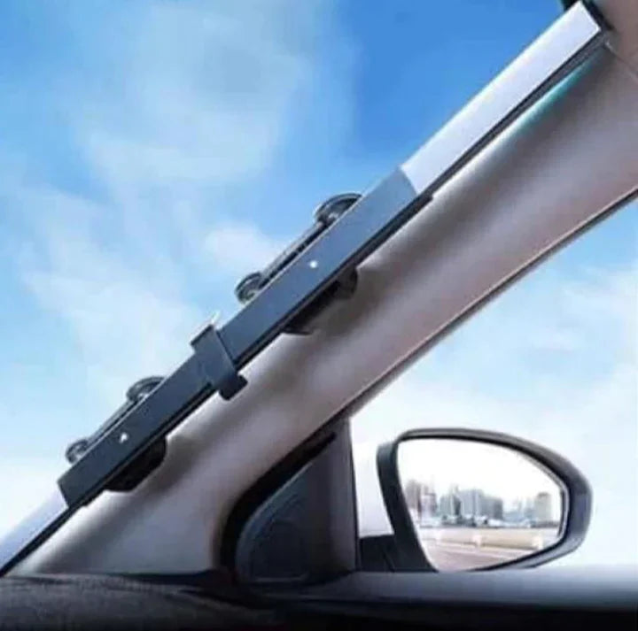 Copertina parasolar auto impotriva razelor UV, fixare prin ventuze