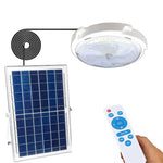 Plafoniera solara 100W Jortan, 108 LED, cu senzor de amurg incorporat si telecomanda + Lampa solara cu 100 LED CADOU