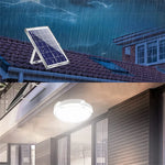 Plafoniera solara 60W Jortan, 74 LED, cu senzor de amurg incorporat si telecomanda + Lampa solara cu 100 LED CADOU