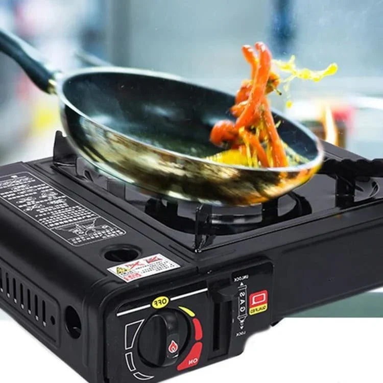 Pachet promotional pentru camping - Dus portabil de camping, Lanterna tip felinar solar, Aragaz portabil camping