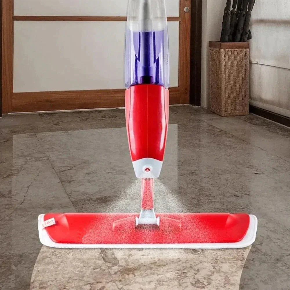Mop cu rezervor incorporat, cu laveta absorbanta si microfibra