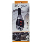 Modulator FM Bluetooth pentru Masina Wireless Car Kit X7, Incarcator USB, MP3, microSD, Handsfree, Telecomanda, Negru