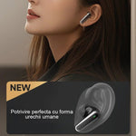 Casti wireless, ZeeTech cu reducere activa a zgomotului, ecran tactil, Negru