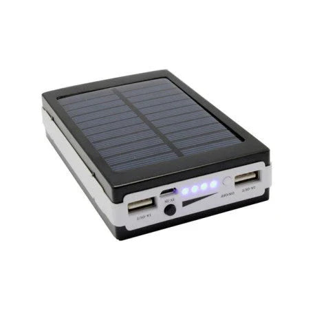 Baterie externa solara cu lanterna LED, 5000 mAh