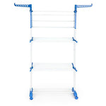 Uscator de rufe vertical mobil si pliabil cu suport umerase + Set 24 carlige CADOU