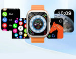 Pachet Promotional Smartwatch X8 ULTRA,Android/Ios, silicon, portocaliu, 10 inch, casti wireless EarPod Pro3 + Accesorii