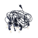 Ghirlanda luminoasa, decorativa, interconectabila, 10m, 10 dulii E27, Lumina Alb Cald, 220V
