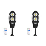 1+1 CADOU Lampa Solara Jortan cu senzor de miscare si telecomanda, 60 LED COB, rezistenta la apa