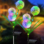 1+1 CADOU Lampa solara decorativa, 36 LED, multicolor, IP65, pentru gradina, alee, curte