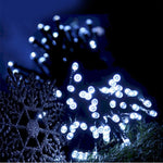 Instalatie cu incarcare solara, 500 LED, 50 metri, 12-14 ore de functionare