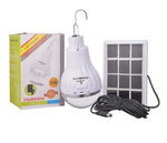 Bec cu leduri, portabil si mini panou solar inclus pentru incarcare, Baterie reincarcabila, 5W
