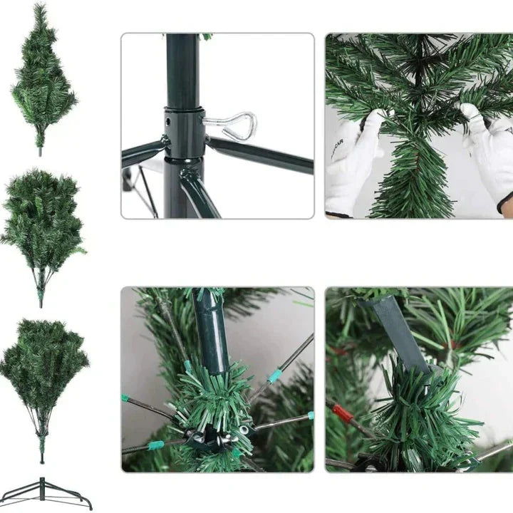 Brad De Craciun 180 Cm + Set Complet Accesorii Pentru Impodobit
