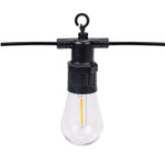 Ghirlanda luminoasa SOLARA, decorativa, 10m, 10 dulii E27, Lumina Alb Cald