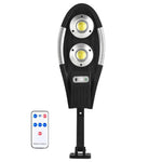 1+1 CADOU Lampa Solara Jortan cu senzor de miscare si telecomanda, 60 LED COB, rezistenta la apa