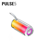 Boxa portabila cu lumini colorate, Bluetooth, PLUSE5, Alb