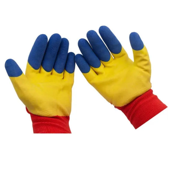 Set 4 unelte pentru gradinarit cu maner verde + manusi de lucru CADOU