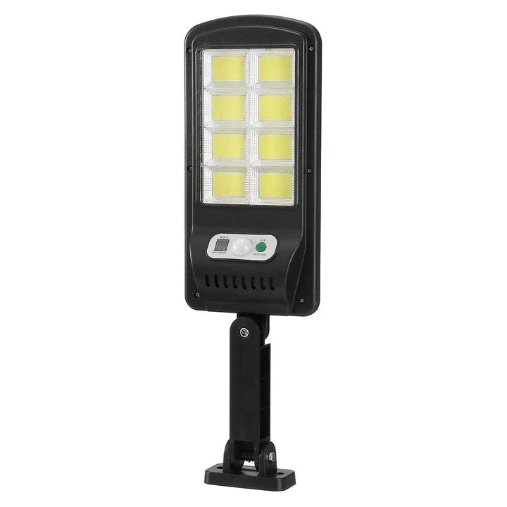 Set 5 lampi solare Jortan, 8 celule, 160 LED-uri COB, Telecomanda + 5 Lampi solare cu 100 LED, senzor de miscare CADOU