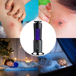 Lampa UV anti insecte, tantari si muste, 2 in 1, acumulator, cu functie de lampa de veghe