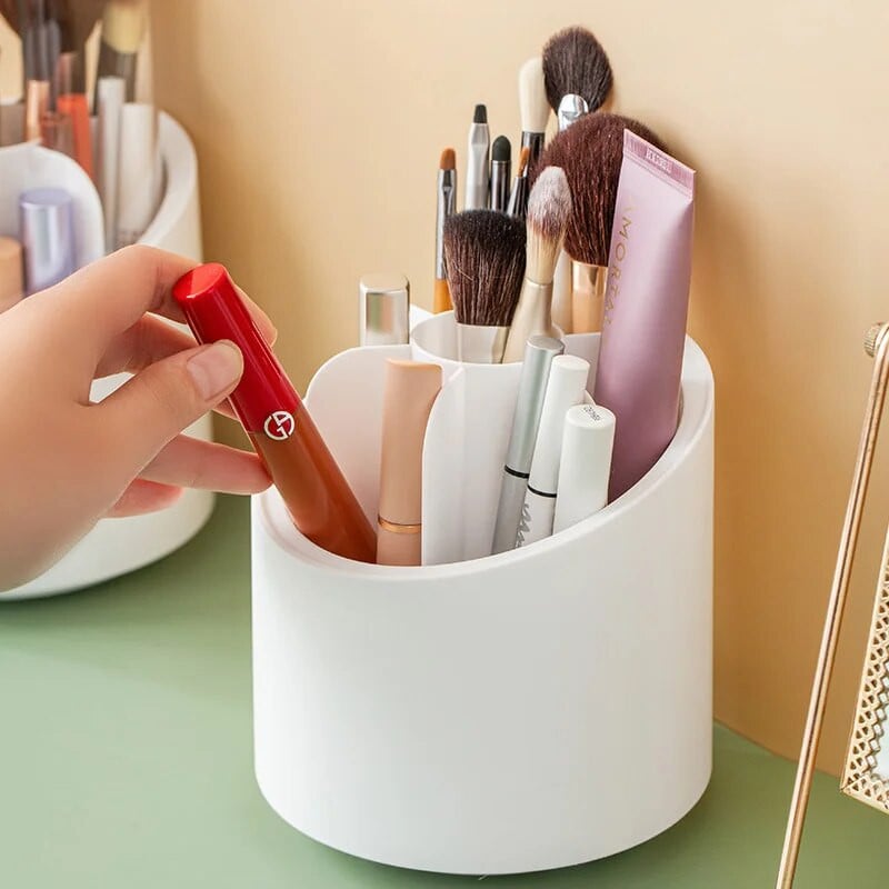 Organizator rotativ 360°, pentru pensule machiaj