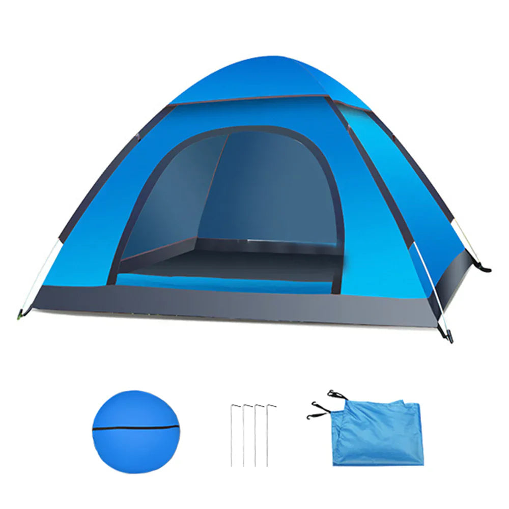 Cort camping , impermeabil, protectie UV, 2 usi