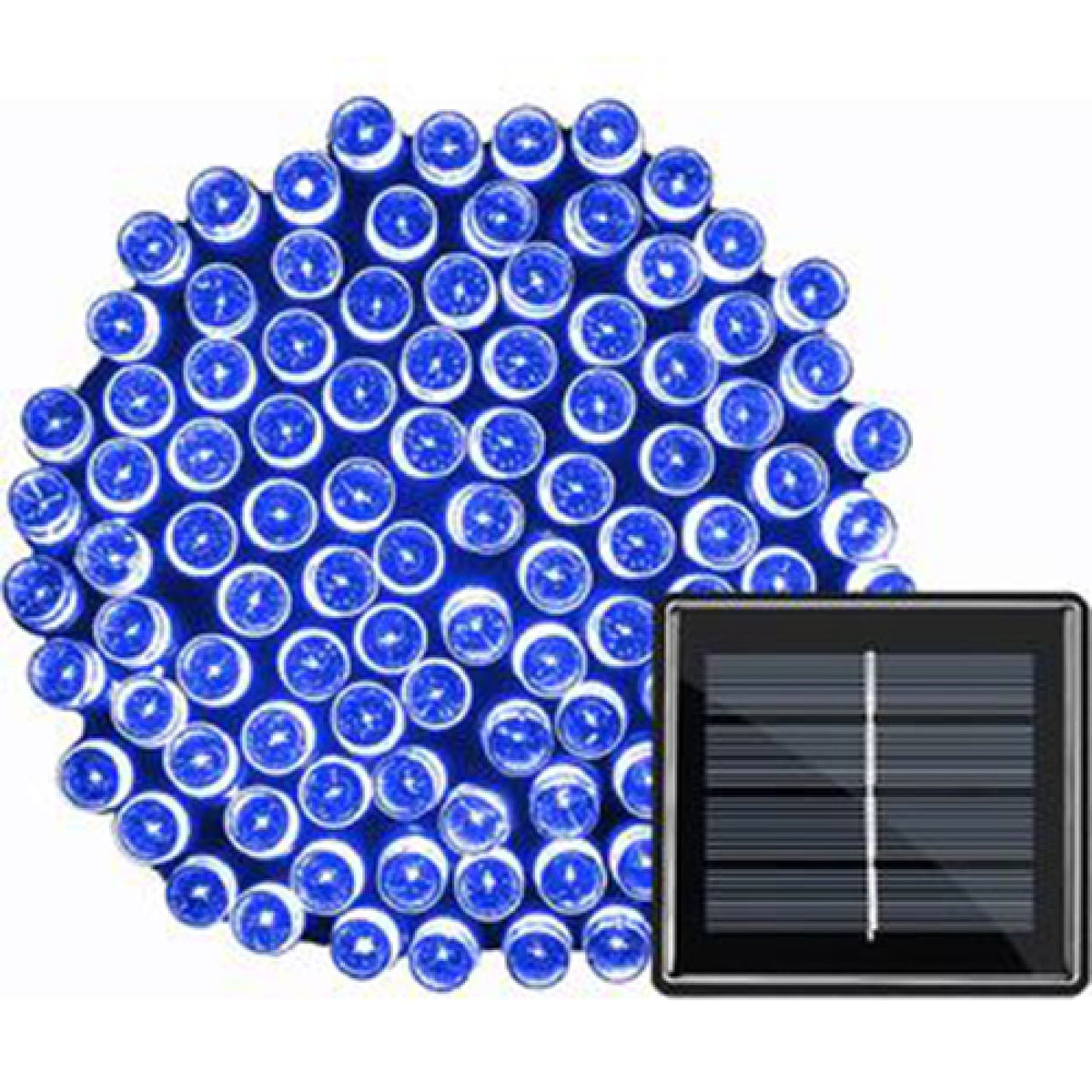 Instalatie Craciun 10m cu flash, 200 LED-uri, de exterior, tip franjuri, turturi ,fir alb, interconectabila + Instalatie solara 10 metri, 100 LED CADOU
